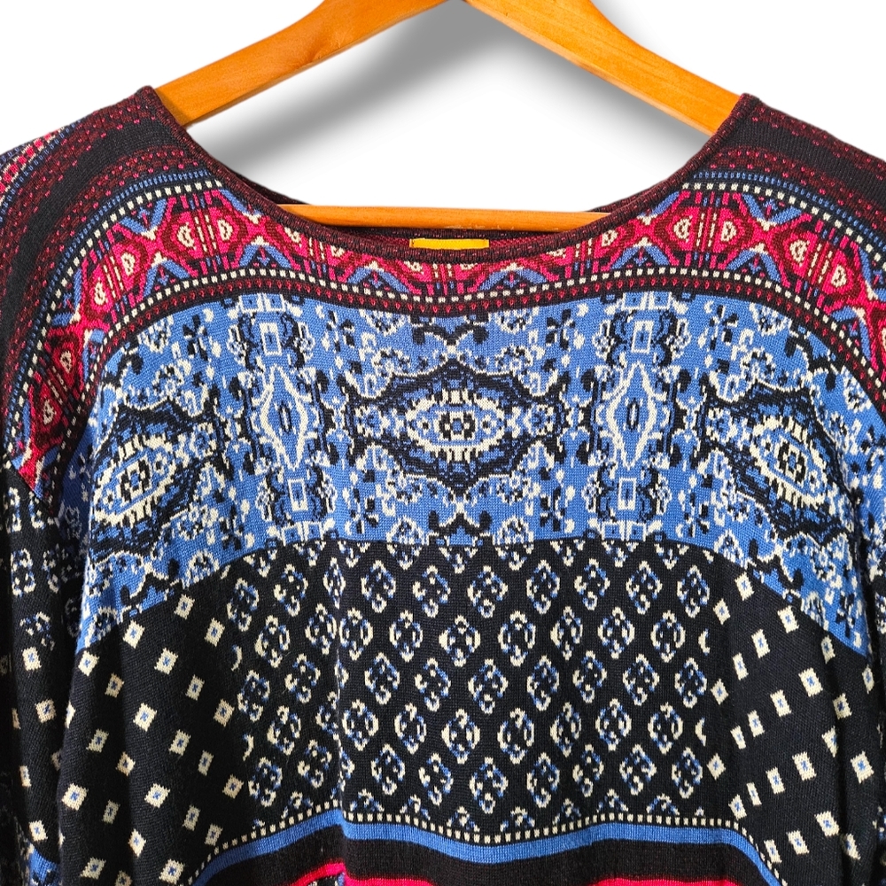 Ruby Rd Beaujolais Jacquard Pullover Sweater - image 2